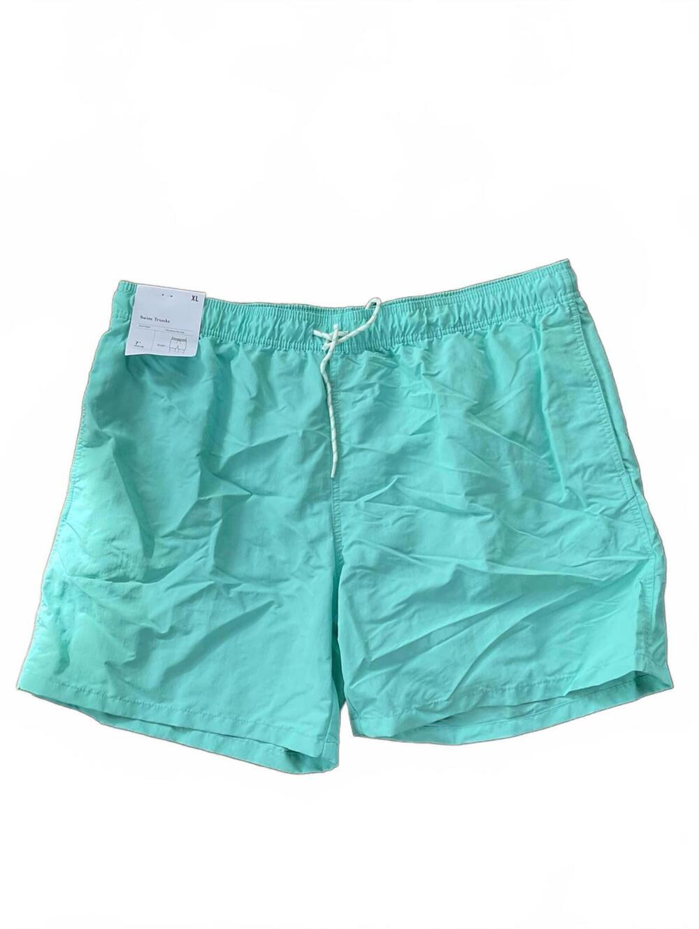 NWT Goodfellow Men's XL Mint Green Swim Trunks with 7" Inseam